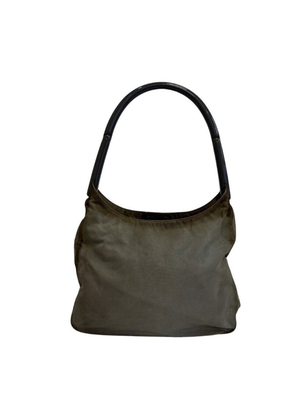 Prada Shoulder Triangle Plugin Logo Handbag